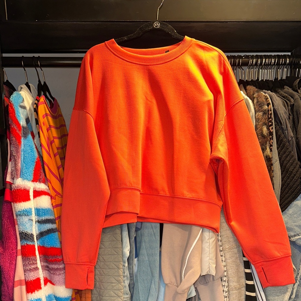 Danskin Orange Sweatshirt